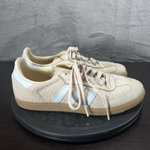 Adidas Womens Size 7.5 Handball Spezial Sand Strata Lace Up Casual Sneakers - Picture 1 of 10